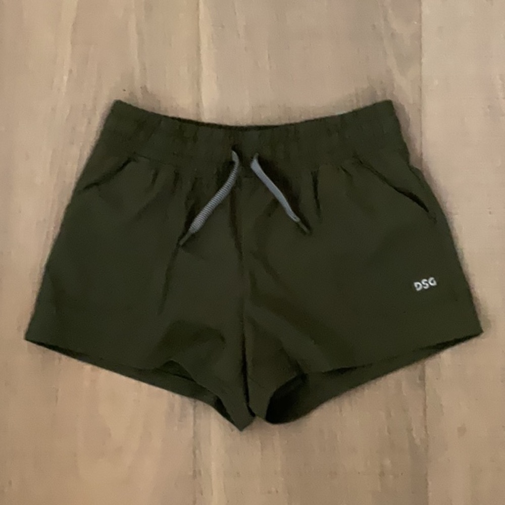 DSG Kids Dark Green Workout Shorts